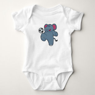 Elephant als voetballer met Voetbal Romper
