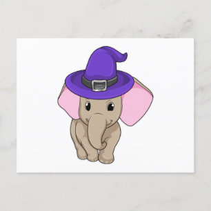 Elephant als wizard briefkaart