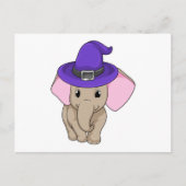 Elephant als wizard briefkaart (Voorkant)