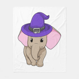 Elephant als wizard fleece deken