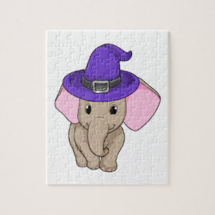 Elephant als wizard legpuzzel