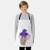 Elephant als wizard schort (Gedragen)