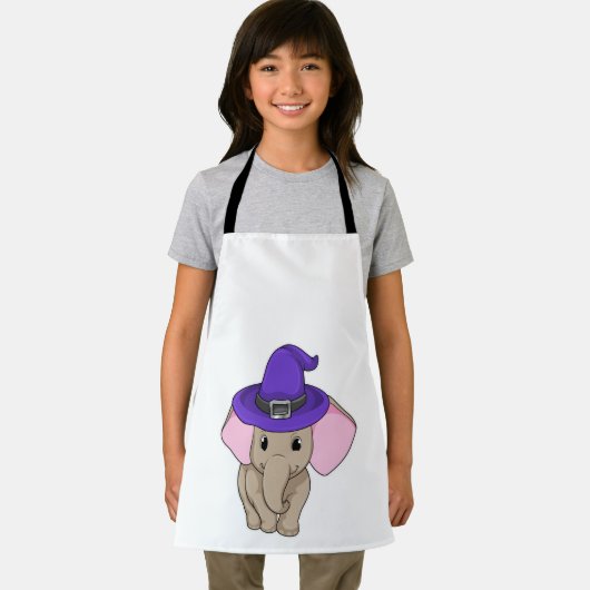Elephant als wizard schort (Insitu)