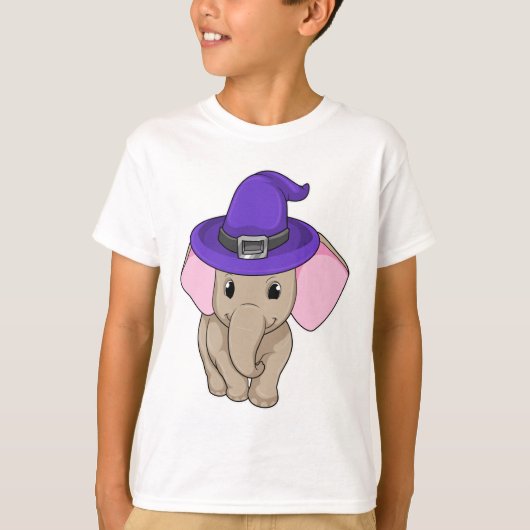 Elephant als wizard t-shirt (Voorkant)