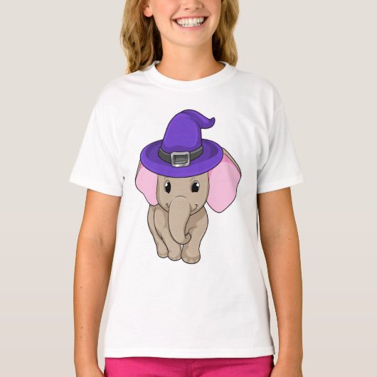 Elephant als wizard t-shirt (Voorkant)