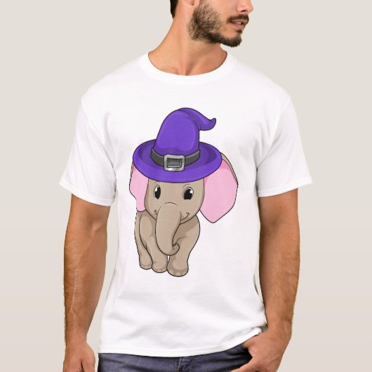 Elephant als wizard t-shirt (Voorkant)