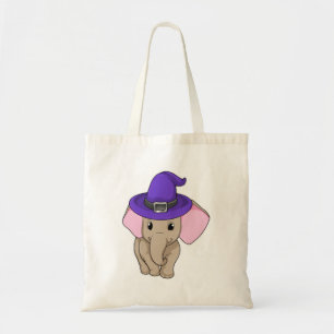Elephant als wizard tote bag