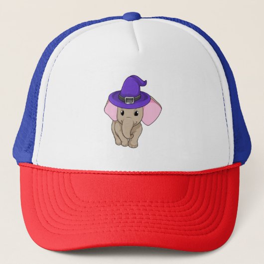 Elephant als wizard trucker pet (Voorkant)
