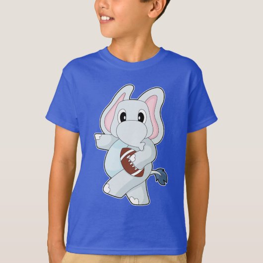 Elephant American Football T-shirt (Voorkant)