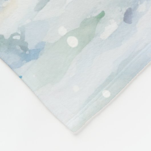 Elephant and Baby Fleece Deken (Hoek)