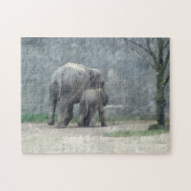 Elephant and Baby