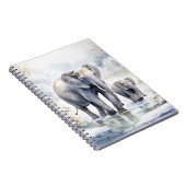 Elephant and Baby Notitieboek (Rechterzijde)