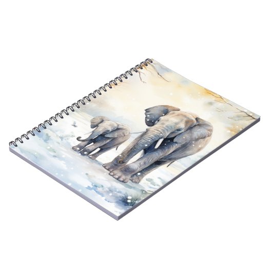 Elephant and Baby Notitieboek (Linkerzijde)