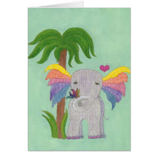 Elephant and Butterfly BFF