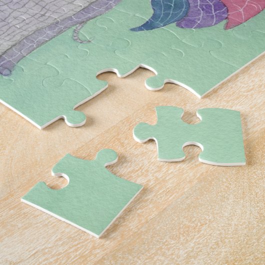 Elephant and Butterfly BFF Legpuzzel (Zijkant)