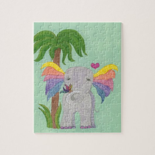 Elephant and Butterfly BFF Legpuzzel (Verticaal)