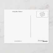 Elephant and Mahout Chiang Mai, Thailand Postcard Briefkaart (Achterkant)