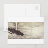 Elephant and Whale (diptych) van Ito Jakuchu Briefkaart (Voorkant / Achterkant)