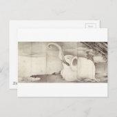 Elephant and Whale (diptych) van Ito Jakuchu Briefkaart (Voorkant / Achterkant)