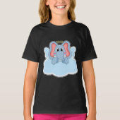 Elephant Angel Clouds T-shirt (Voorkant)