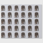 Elephant Animal Art Cadeaupapier (Vlak)