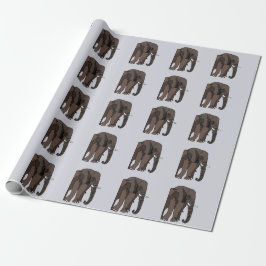 Elephant Animal Art Cadeaupapier