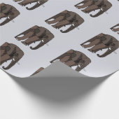 Elephant Animal Art Cadeaupapier (Hoek)