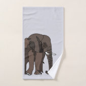 Elephant Animal Art Handdoek (Handdoek)