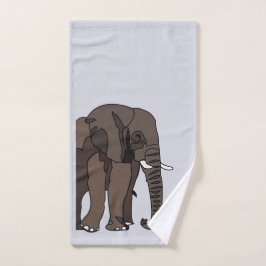 Elephant Animal Art Handdoek