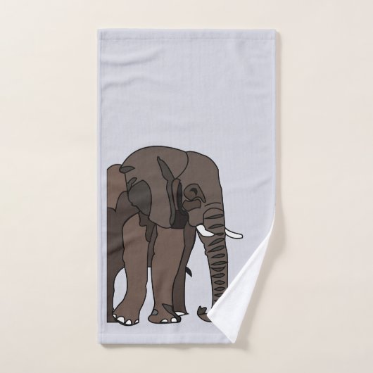 Elephant Animal Art Handdoek (Handdoek)