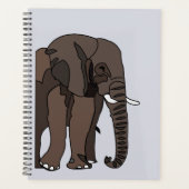 Elephant Animal Art Planner (Voorkant)