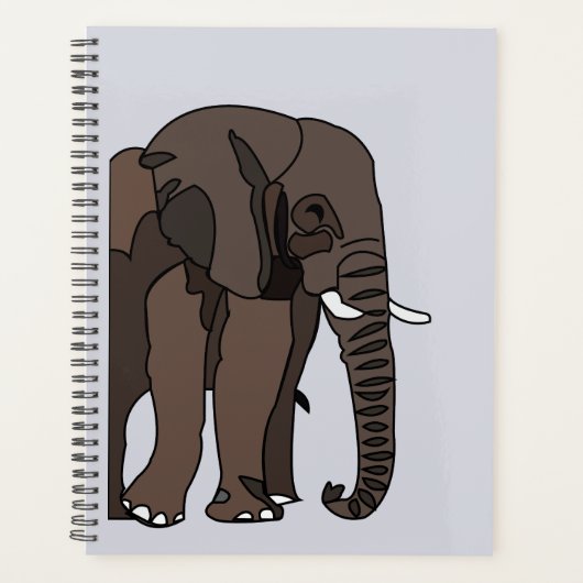 Elephant Animal Art Planner (Voorkant)