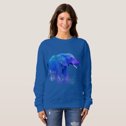 Elephant Animal Art Trui (Voorkant volledig)