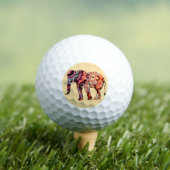 Elephant Animal Traditional Chinese Patterns Golfballen (Insitu Shirt)