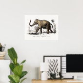 Elephant Art beroemd gemaakt door Charles D'Orbig Poster (Thuiskantoor)