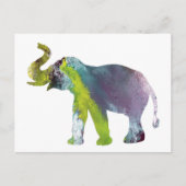Elephant Art Briefkaart (Voorkant)