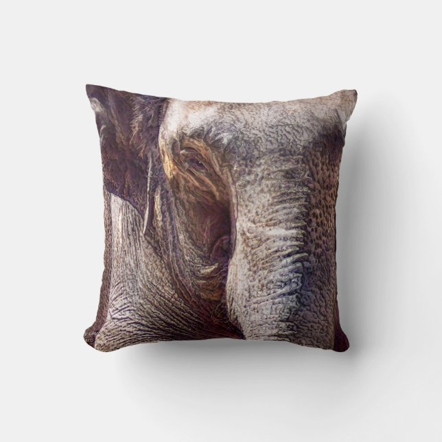 Elephant Art Designer Pillow Kussen (Voorkant)