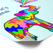 Elephant Art vieren Poster (Hoek)
