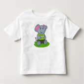 Elephant as Gamer Kinder Shirts (Voorkant)