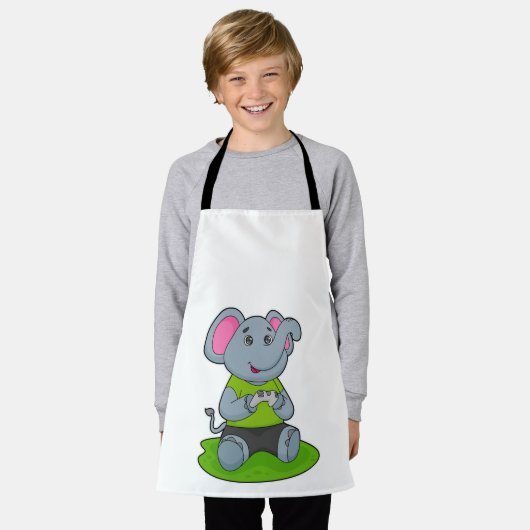 Elephant as Gamer Schort (Gedragen)