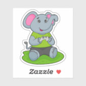 Elephant as Gamer Sticker (Vel)