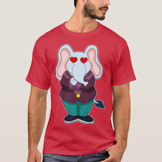 Elephant as Groom with Suit T-shirt