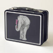 Elephant as Hairdresser with Comb (Achterkant)