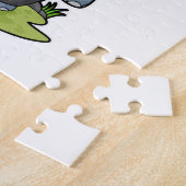 Elephant as Hiker with Backpack Legpuzzel (Zijkant)