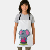 Elephant as Hiker with Backpack Schort (Insitu)