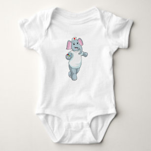 Elephant as Nurse with Medicine Romper
