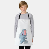 Elephant as Runner Schort (Gedragen)