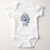 Elephant as Waiter with Platter Romper (Voorkant)