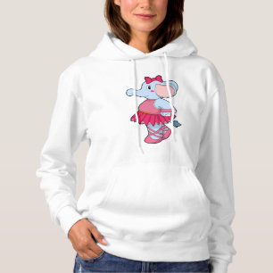 Elephant at Ballet with Skirt Hoodie