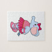 Elephant at Ballet with Skirt Legpuzzel (Horizontaal)